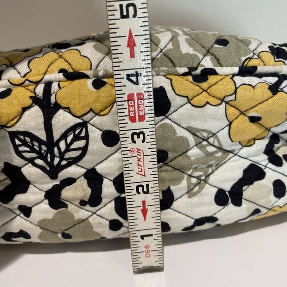 Vera Bradley GO WILD Convertible Cross-Body Purse Shoulder Bag Yellow Floral EUC - Picture 10 of 13